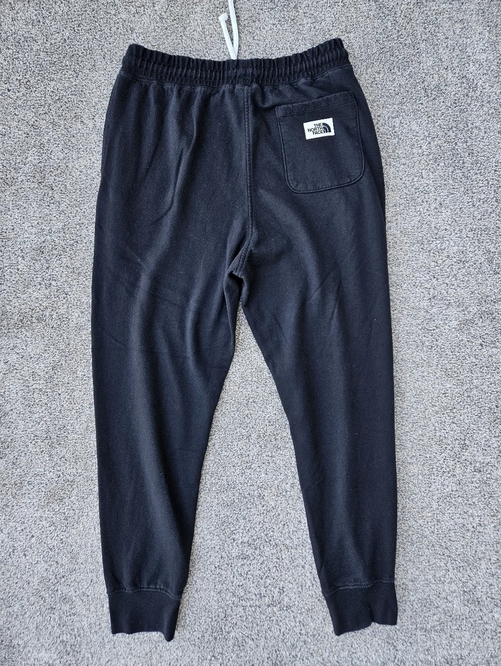 North Face Jogger Pants Black Tapered Sweatpants Pockets Warm Mens Size Medium